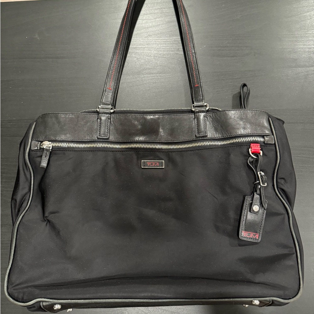 Tumi Nylon and Leather Derby laptop tote